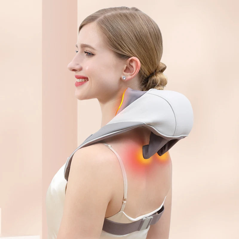 NECKEASE PRO™ | Bærbar massager til nakke og skuldre