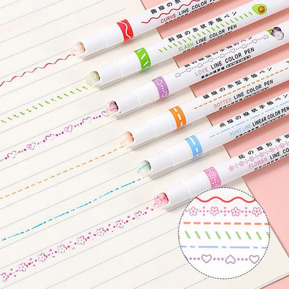 Star Magic Pen – Med 6 forskellige designs